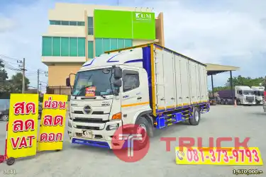 สด ลด VAT หกล้อตู้สิบบาน HINO FG 240 แรงม้า ปี 64 ไมล์น้อย