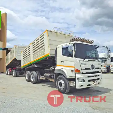 สด ลด VAT สิบล้อดั๊มพ์ HINO FM 344 แรงม้า ปี 61 หางดั๊มพ์ สามเพลา อู่เดอะฟินิกซ์ ปี 65