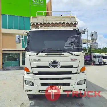 สด ลด VAT สิบล้อดั๊มพ์ HINO FM 344 แรงม้า ปี 61 หางดั๊มพ์ สามเพลา อู่เดอะฟินิกซ์ ปี 65