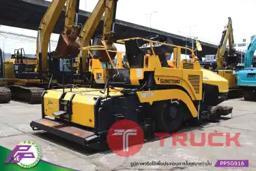 ขายรถปูยาง SUMITOMO HA60W-7 ปูกว้าง 6.0 เมตร ล้อยาง มี Tamper และ Vibrator ชั่วโมงน้อย เก่านอกสภาพดี โดย P&P Pro