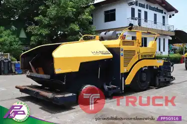 ขายรถปูยาง SUMITOMO HA60W-7 ปูกว้าง 6.0 เมตร ล้อยาง มี Tamper และ Vibrator ชั่วโมงน้อย เก่านอกสภาพดี โดย P&P Pro