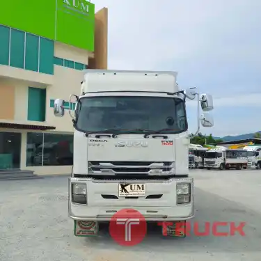 ผ่อนลดดอก สิบล้อตู้สิบบาน ISUZU FVM 300 แรงม้า ปี 62