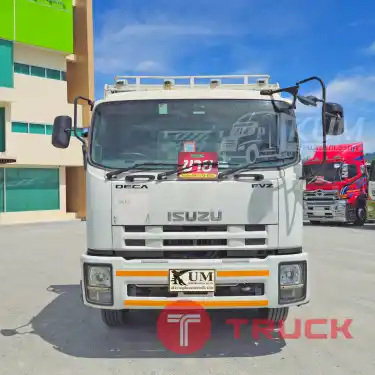 ISUZU FVZ 300 แรงม้า ปี 57 รถบรรทุก 10ล้อ พื้นเรียบ