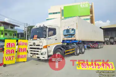 สด ลด VAT สิบล้อหัวลาก HINO FM 380 แรงม้า ปี 65 หางก้างสามเพลา อู่ RCK ปี 65 เข้าใหม่