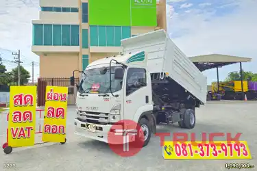 สด ลด VAT หกล้อดั้มพ์ ISUZU FRR 210 แรงม้า ปี 66 ไมล์น้อย ยางใหม่