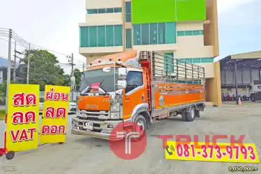 ผ่อน ลด ดอก หกล้อคอก ISUZU FRR 210 แรงม้า ปี 63 พื้นสแตนเลสไม่เป็นสนิม สวยจัดคันนี้