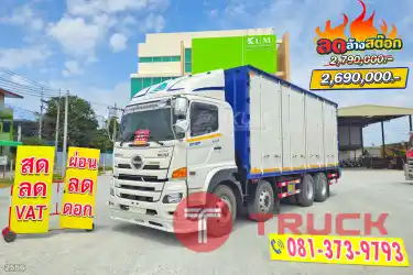 ผ่อน ลด ดอก สิบสองล้อตู้หกบาน HINO GY2P 380 แรงม้า ปี65