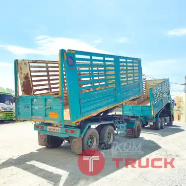 ผ่อน ลด ดอก สีสวยมาก ดั๊มพ์เกษตร ISUZU FXZ 360 แรงม้า ปี 66 หางดั้มพ์ สามเพลา อู่เดอะฟินิกซ์ ปี 66