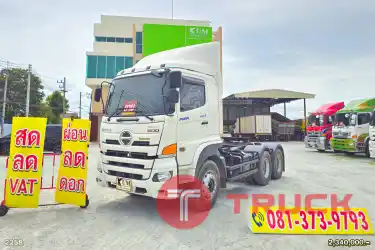 ผ่อน ลด ดอก สิบล้อหัวลาก HINO FM 344 แรงม้า ปี 66 ปีใหม่ ไมล์แสนต้นๆ
