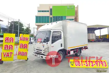 สด ลด VAT สี่ล้อตู้ ISUZU NLR 130 แรงม้า ปี 60 ราคาเบาๆ