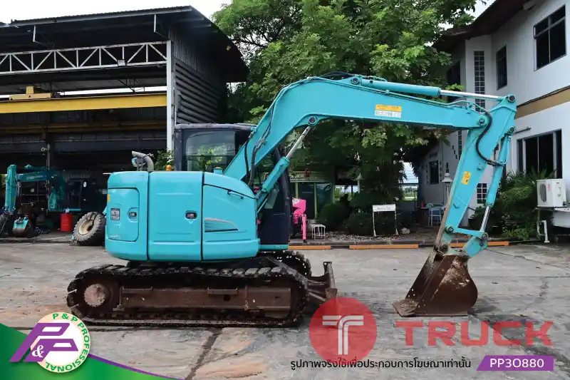ขายรถขุด 7 ตัน KOBELCO SK75SR-3E-YT08 แทรคเหล็กพร้อมเกี๊ยะยาง มีใบมีดดัน มีอาร์มเครน ชั่วโมงน้อย มือสองสภาพดี นำเข้าจากญี่ปุ่น โดย P&P Pro
