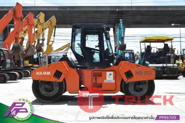 ขายรถบด 2 ล้อเหล็ก HAMM HD110 ขนาด 8-10 ตัน ความกว้าง Drum 1.68 เมตร ห้องเก๋ง มือสองสภาพดี นำเข้าจากญี่ปุ่น โดย P&P Pro