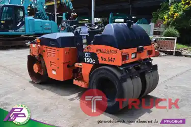 ขายรถบดหน้าเหล็ก-หลังยาง HITACHI CC150C-3 Aเทียบเท่า SAKAI TW502 เอวอ่อน ชั่วโมงน้อย มือสองสภาพดี นำเข้าจากญี่ปุ่น โดย P&P Pro