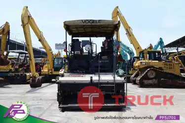 ขายรถปูยาง VOGELE SUPER1603-1 ล้อยาง, Screed AB500TV, ปูกว้าง 5.0 เมตร พร้อมตัวต่อขยายถึง 7.0 เมตร, มี Tamper และ Vibrator มือสองสภาพดี นำเข้าจากญี่ปุ่น โดย P&P Pro