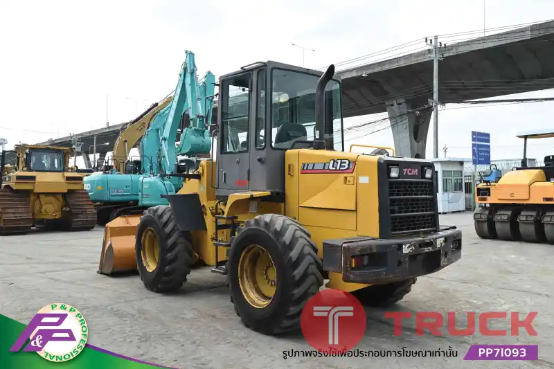 ขายรถตักล้อยาง TCM L13-3 เทียบเท่า WA100-5 และ 910G2 ห้องเก๋ง มือสองสภาพดี นำเข้าจากญี่ปุ่น โดย P&P Pro