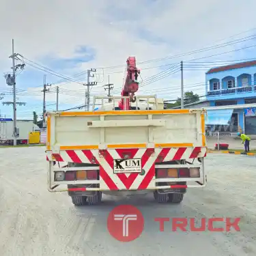 ผ่อน ลด ดอก หกล้อเครน ISUZU FTR 240 แรงม้า ปี 57 เครน UNIC 5.5 ตัน 5 ปลอก 4 ชัก