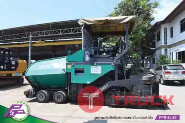 ขายรถปูยาง VOGELE SUPER1603-1 ล้อยาง Screed AB500TV ปูกว้าง 5.0 เมตร พร้อมตัวต่อขยายถึง 7.0 เมตร มี Tamper และ Vibrator มือสองสภาพดี นำเข้าจากญี่ปุ่น โดย P&P Pro