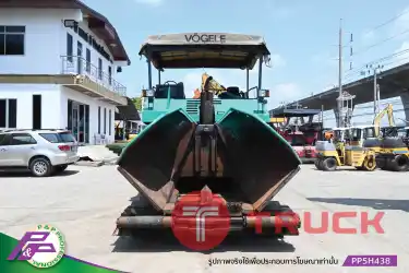 ขายรถปูยาง VOGELE SUPER1603-1 ล้อยาง Screed AB500TV ปูกว้าง 5.0 เมตร พร้อมตัวต่อขยายถึง 7.0 เมตร มี Tamper และ Vibrator มือสองสภาพดี นำเข้าจากญี่ปุ่น โดย P&P Pro