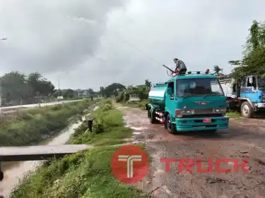 N291 Hino 6 ล้อ รถน้ำ FC 120 แรง ซุปเปอร์เซียร์ ปี 39 ถังน้ำต่อใหม่ หนา 4 มิล ระบบดูด-ดัน สเปรย์ท้าย พร้อมปืนฉีดน้ำ รถสวย พร้อมใช้ ราคา 450,000 บาท โทร 0839946814 น็อต