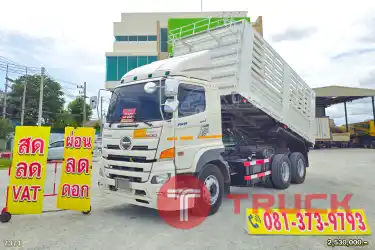 ผ่อน ลด ดอก สิบล้อดั๊มพ์ HINO VICTOR 500 344 แรงม้า ปี 66
