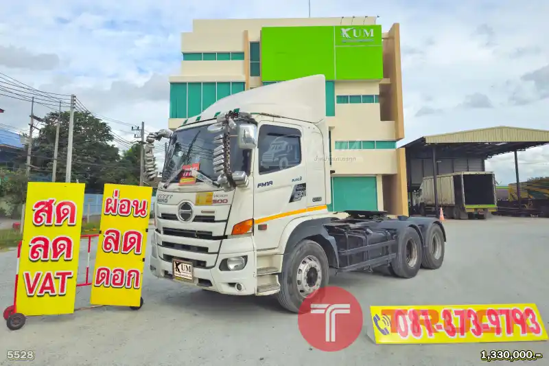 สด ลด VAT สิบล้อหัวลาก HINO VICTOR 500 344 แรงม้า ปี 59