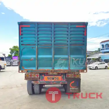 ผ่อน ลด ดอก สิบล้อดั้มพ์เกษตร ISUZU FXZ 360 แรงม้า ปี 66 หางดั๊มพ์ สามเพลา อู่ส.สมบัติ ปี 66 สีสวยจัดคันนี้