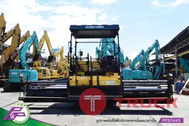 ขายรถปูยาง SUMITOMO HA60W-8 ปูกว้าง 6.0 เมตร ล้อยาง มี Tamper และ Vibrator มือสองสภาพดี นำเข้าจากญี่ปุ่น โดย P&P Pro