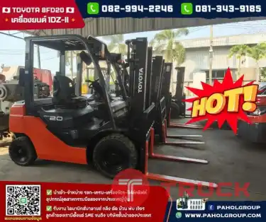 โฟล์คลิฟท์TOYOTA 8FD20 เครื่อง1DZIIดีเซลยกสูง3เมตร