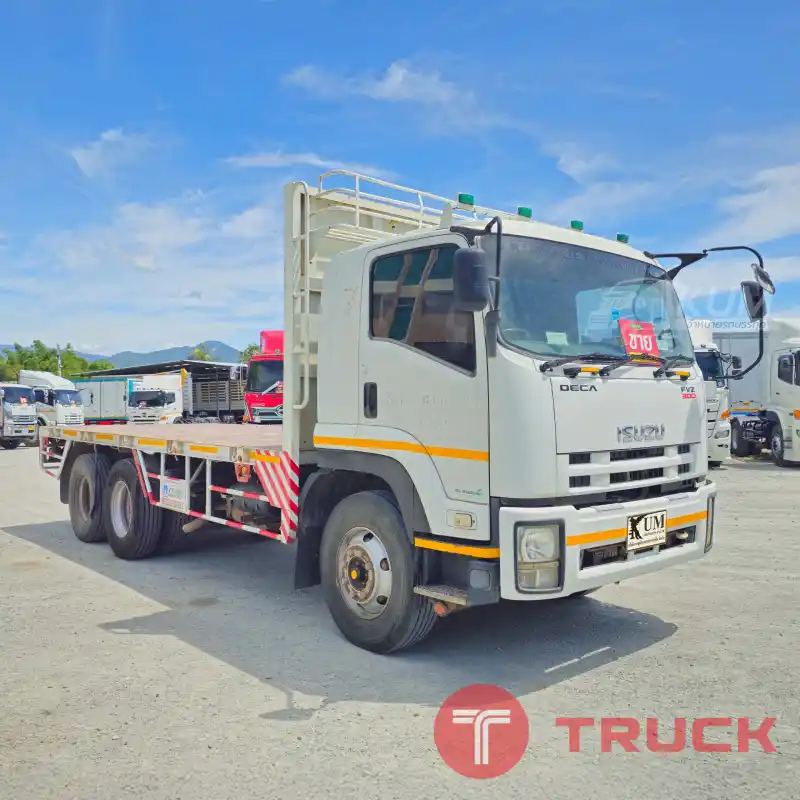 ผ่อน ลด ดอก ISUZU FVZ 300 แรงม้า ปี 57 รถบรรทุก 10ล้อ พื้นเรียบ