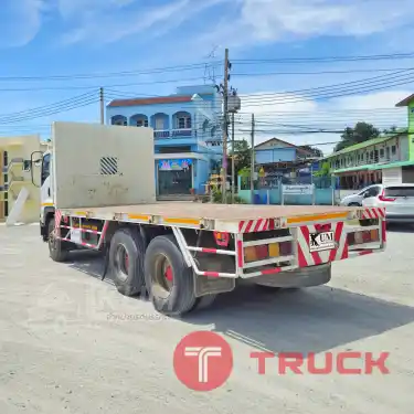 ผ่อน ลด ดอก ISUZU FVZ 300 แรงม้า ปี 57 รถบรรทุก 10ล้อ พื้นเรียบ