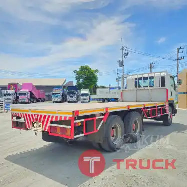 ผ่อน ลด ดอก ISUZU FVM 240แรงม้า ปี 55รถบรรทุก 10ล้อ พื้นเรียบ