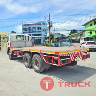 ผ่อน ลด ดอก ISUZU FVM 240แรงม้า ปี 55รถบรรทุก 10ล้อ พื้นเรียบ