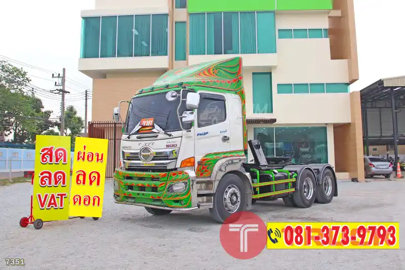 สด ลด VAT สิบล้อหัวลาก HINO VICTOR500 380 แรงม้า ปี 62 สด ลด VAT สิบล้อหัวลาก HINO VICTOR500 380 แรงม้า ปี 62