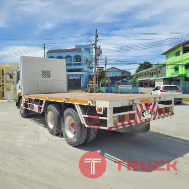 สด ลด VAT ISUZU FVZ 300 แรงม้า ปี 57 รถบรรทุก 10ล้อ พื้นเรียบ