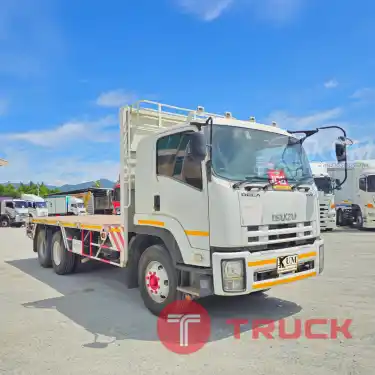 สด ลด VAT ISUZU FVZ 300 แรงม้า ปี 57 รถบรรทุก 10ล้อ พื้นเรียบ