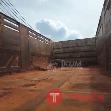 สด ลด VAT พ่วงแม่ลูกสามมิตร ISUZU FXZ 360 แรง ปี 56 หางดั้มพ์ สามเพลา อู่สามมิตร ปี 57
