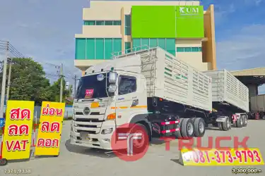 ผ่อน ลด ดอก สิบล้อดั๊มพ์ HINO VICTOR 500 344 แรงม้า ปี 66 หางดั้มพ์ สามเพลา อู่ธนาสิน ปี 66