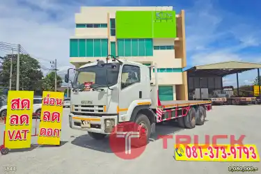 ผ่อน ลด ดอก ISUZU FVM 240แรงม้า ปี 55รถบรรทุก 10ล้อ พื้นเรียบ