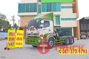สด ลด VAT สิบล้อหัวลาก HINO VICTOR500 380 แรงม้า ปี 62