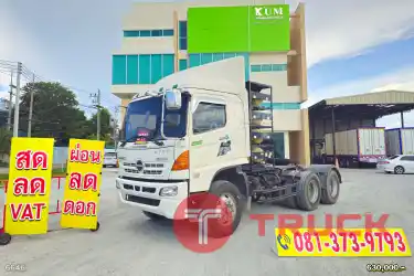 สด ลด ดอก สิบล้อหัวลากแก๊ส HINO FM2P 360 แรง ปี 57