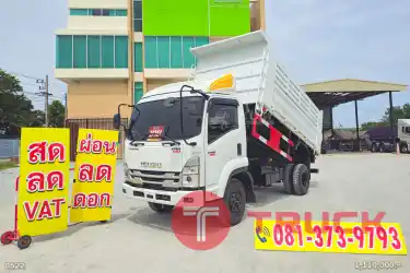 สด ลด VAT หกล้อดั้มพ์ ISUZU FRR 190 แรงม้า ปี 65 ไมล์น้อย
