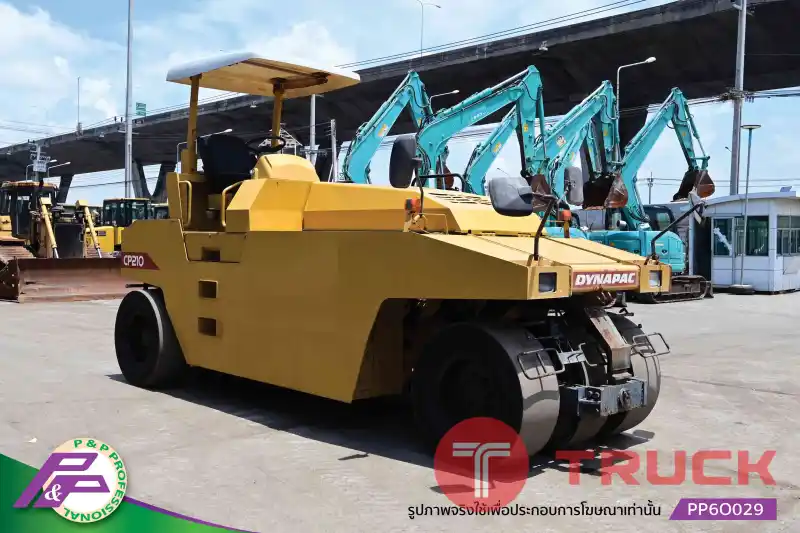 ขายรถบดล้อยาง 7 ล้อ รุ่นใหม่ HITACHI CP210 ชั่วโมงน้อย มือสองสภาพดี นำเข้าจากญี่ปุ่น โดย P&P Pro