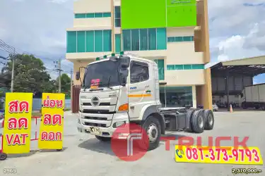 สด ลด Vat สิบล้อหัวคัสซี HINO FM1A 344 แรง ปี 67 ปีใหม่ไมล์น้อย ยางใหม่ 10เส้น