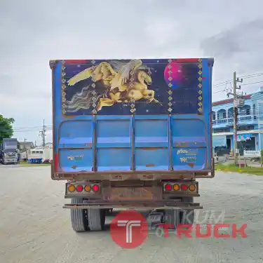สด ลด VAT สิบล้อดั้มพ์ ISUZU FXZ 360 ปี 65 หางดั้มพ์ สามเพลา อู่ ส.สมบัติ ปี 65
