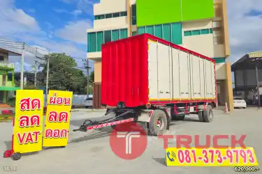 หางตู้เข้าใหม่ หางพ่วงตู้สิบบาน สองเพลา อู่ปิติ ปี 65