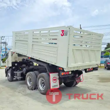 ช่วยดาวน์ 6เปอร์เซ็น ดอกเบี้ยเริ่มต้น 2.99 สิบล้อดั้มพ์HINO FM1A 344 แรงม้า ปี 66 กระบะสามมิตรแท้