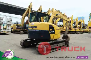 ขาย KOMATSU PC78US-8 แทรคเหล็กพร้อมเกี๊ยะยาง มีอาร์มเครน มีไลน์หัวเจาะ มีใบมีดดัน มือสองสภาพดี นำเข้าจากญี่ปุ่น โดย P&P Pro