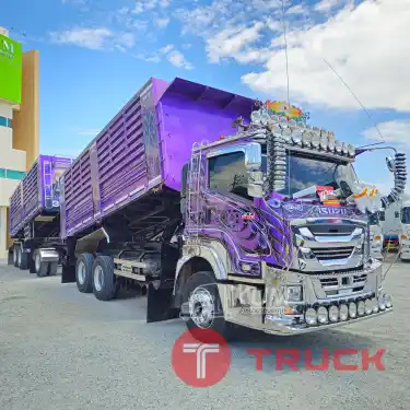ISUZU FXZ 360 แรงม้า ปี 66 หางดั้มพ์ สามเพลา ปี 66