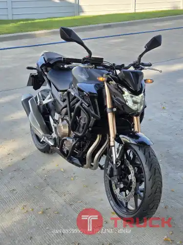 HONDA CB500F สีดำดุ 2022 ดิสหน้าคู่ LEDตัวใหม่