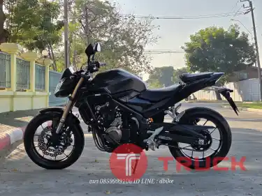 HONDA CB500F สีดำดุ 2022 ดิสหน้าคู่ LEDตัวใหม่